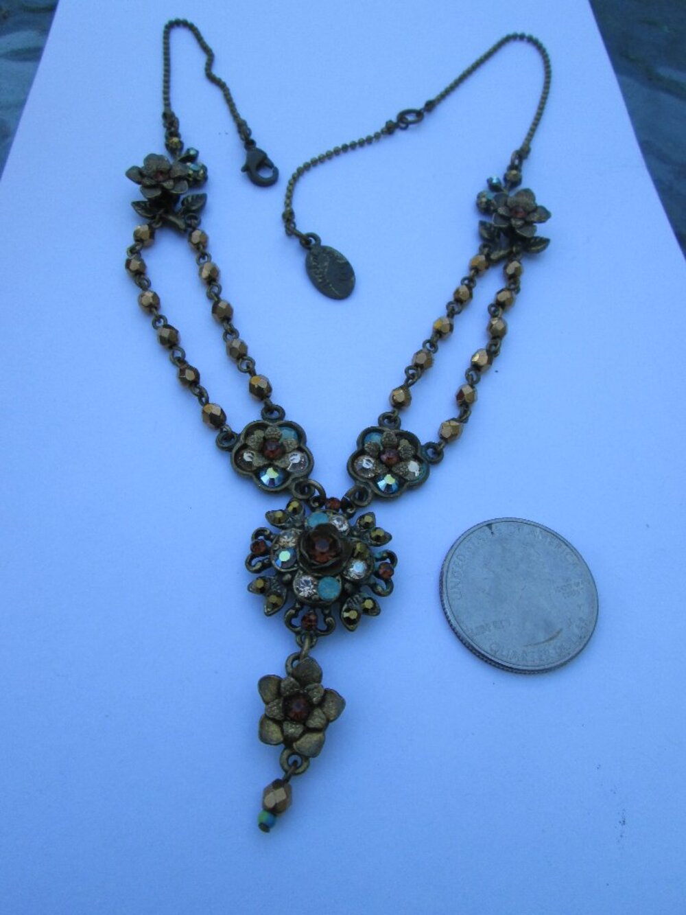 Michal Negrin Floral Necklace gorgeous